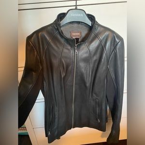 Black Danier Authentic Italian Leather Jacket